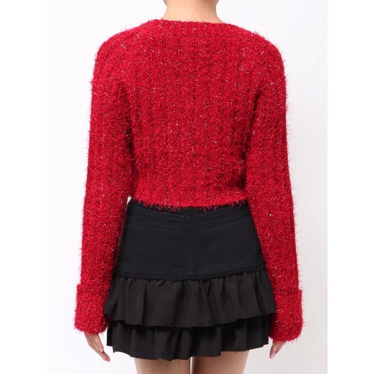 フェザーラメニットショートカーディガン | EVRIS | 詳細画像24 