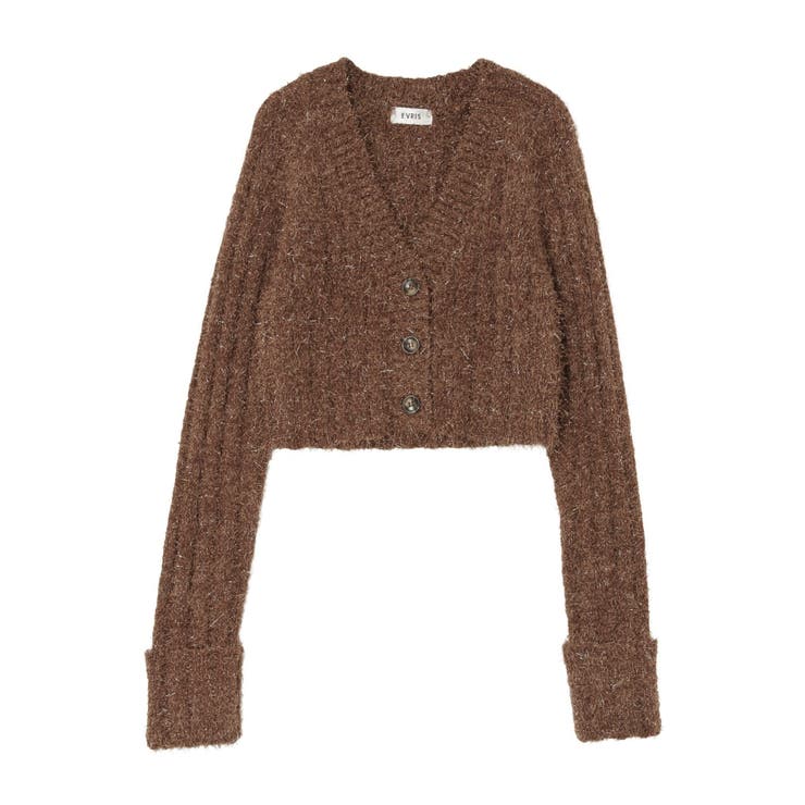 フェザーラメニットショートカーディガン | EVRIS | 詳細画像34 