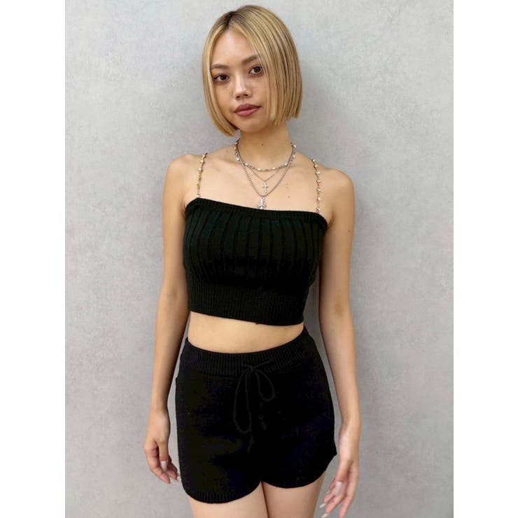 ビジューアンサンブルニットトップス | EVRIS | 詳細画像10 