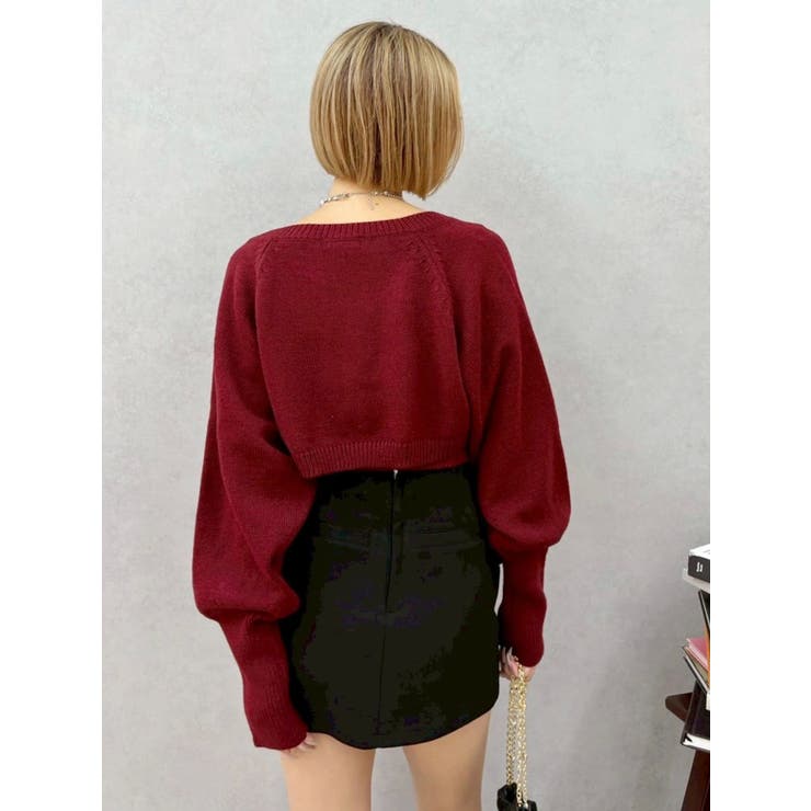 ビジューアンサンブルニットトップス | EVRIS | 詳細画像25 