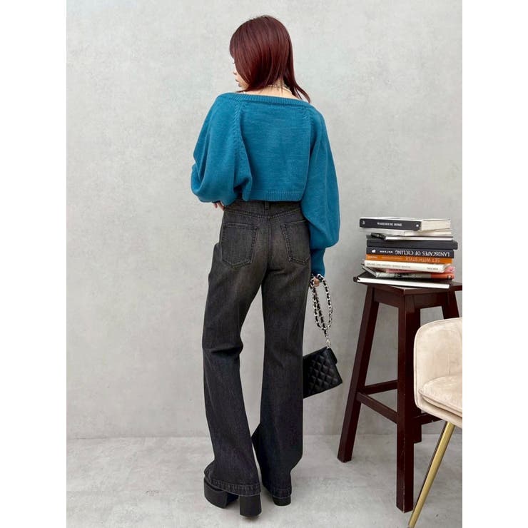 ビジューアンサンブルニットトップス | EVRIS | 詳細画像41 