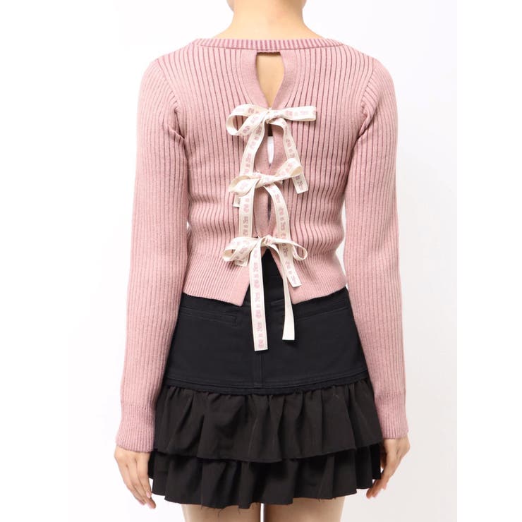 バックリボンニットトップス | EVRIS | 詳細画像47 