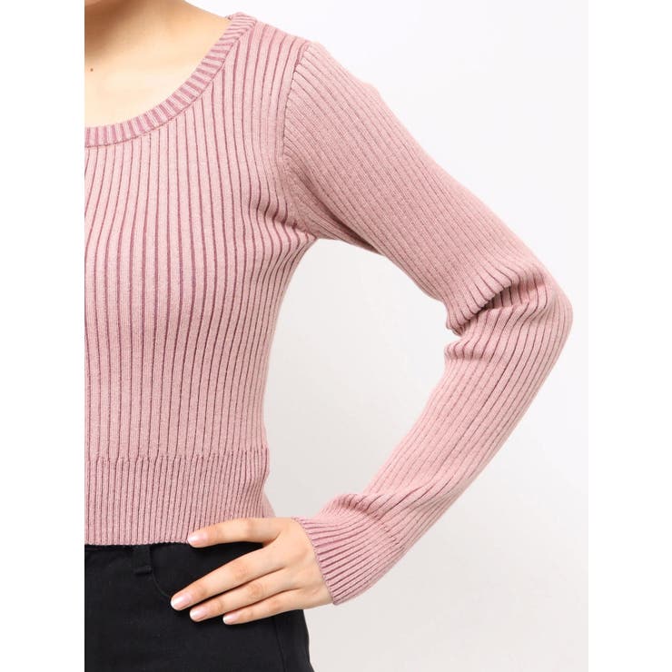 バックリボンニットトップス | EVRIS | 詳細画像49 