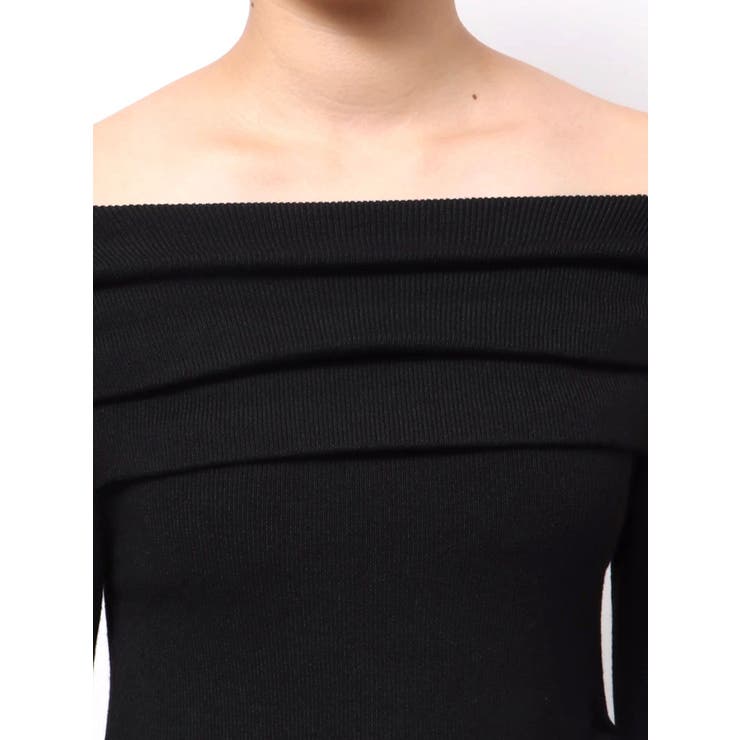 サイドドロストオフショルニットトップス | EVRIS | 詳細画像28 