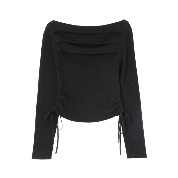 サイドドロストオフショルニットトップス | EVRIS | 詳細画像36 