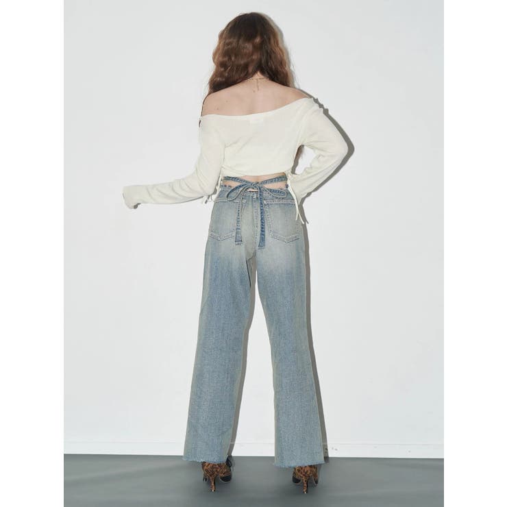 サイドドロストオフショルニットトップス | EVRIS | 詳細画像9 