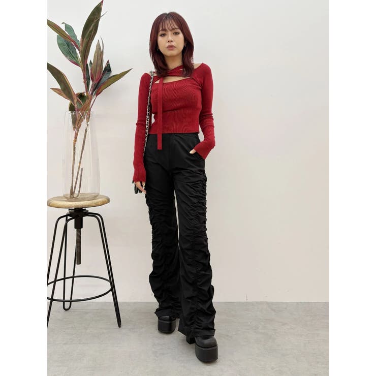 カットアウトニットトップス | EVRIS | 詳細画像12 