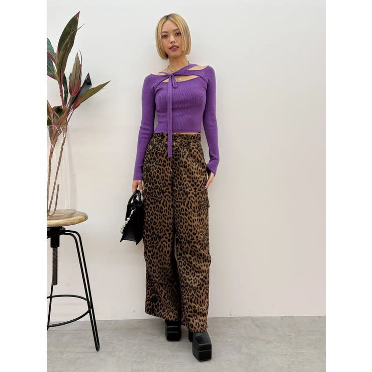 カットアウトニットトップス | EVRIS | 詳細画像20 