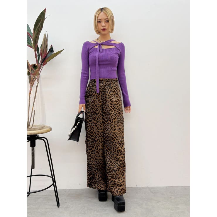 カットアウトニットトップス | EVRIS | 詳細画像21 