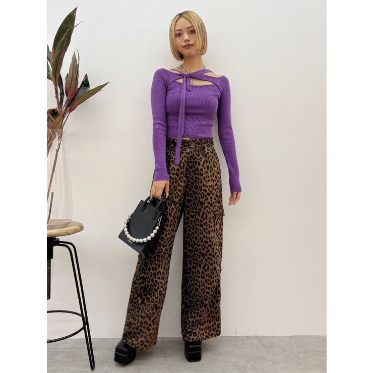 カットアウトニットトップス | EVRIS | 詳細画像22 