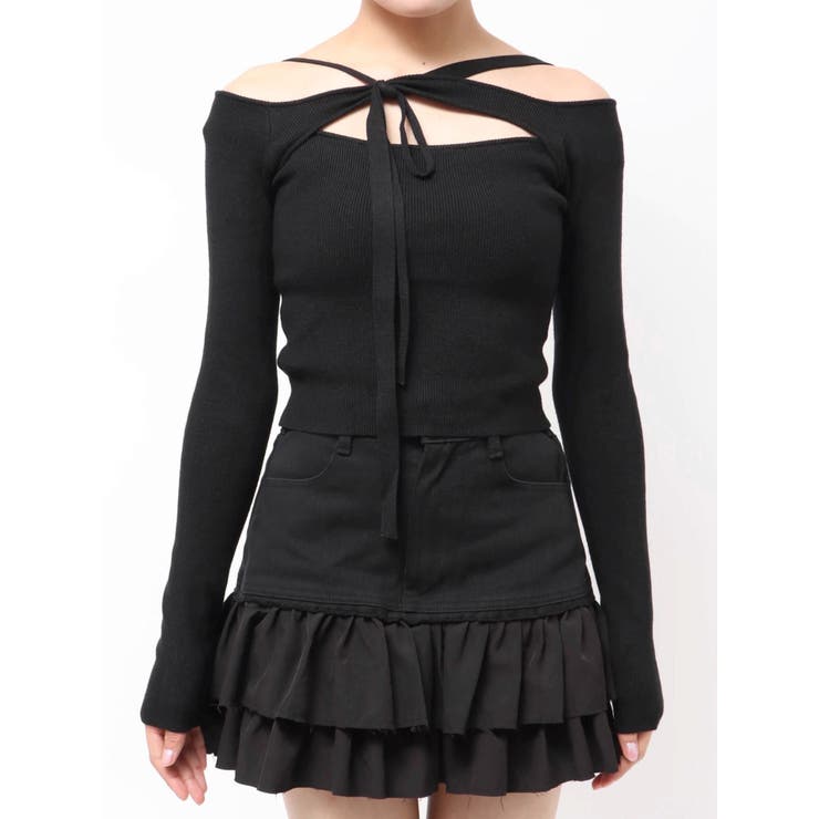 カットアウトニットトップス | EVRIS | 詳細画像26 