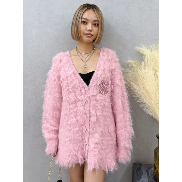 ビジューシャギーニットカーディガン | EVRIS | 詳細画像23 