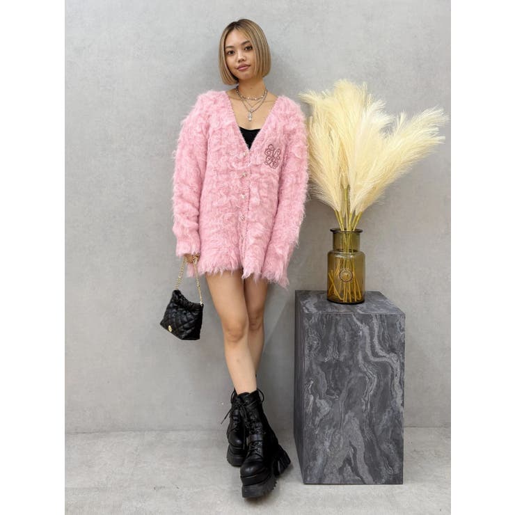 ビジューシャギーニットカーディガン | EVRIS | 詳細画像25 