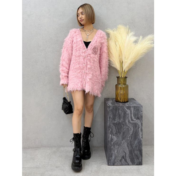 ビジューシャギーニットカーディガン | EVRIS | 詳細画像26 