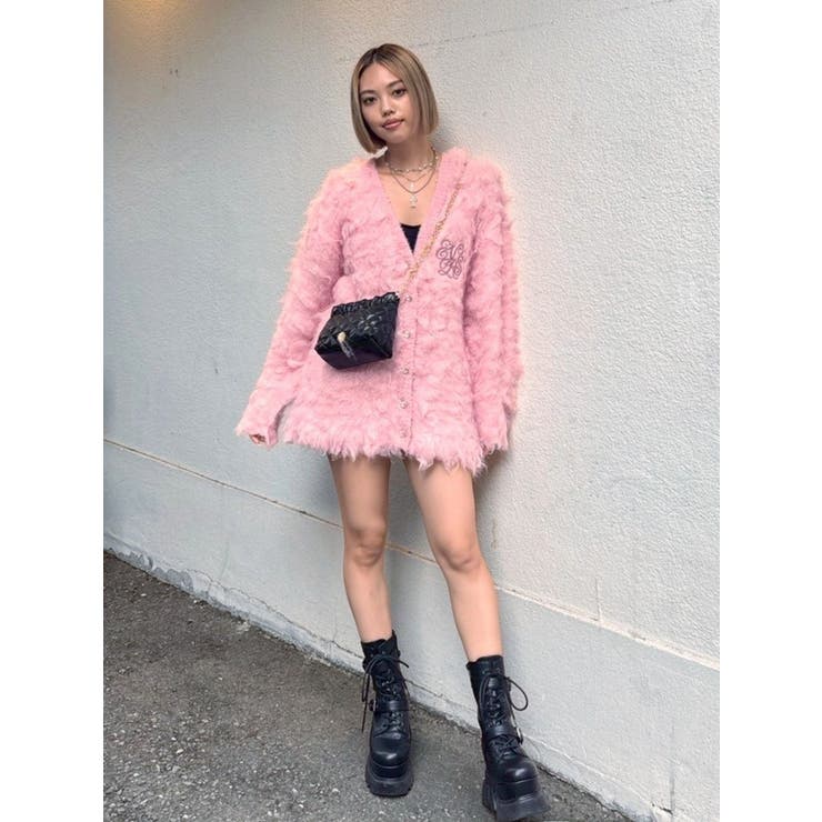 ビジューシャギーニットカーディガン | EVRIS | 詳細画像28 