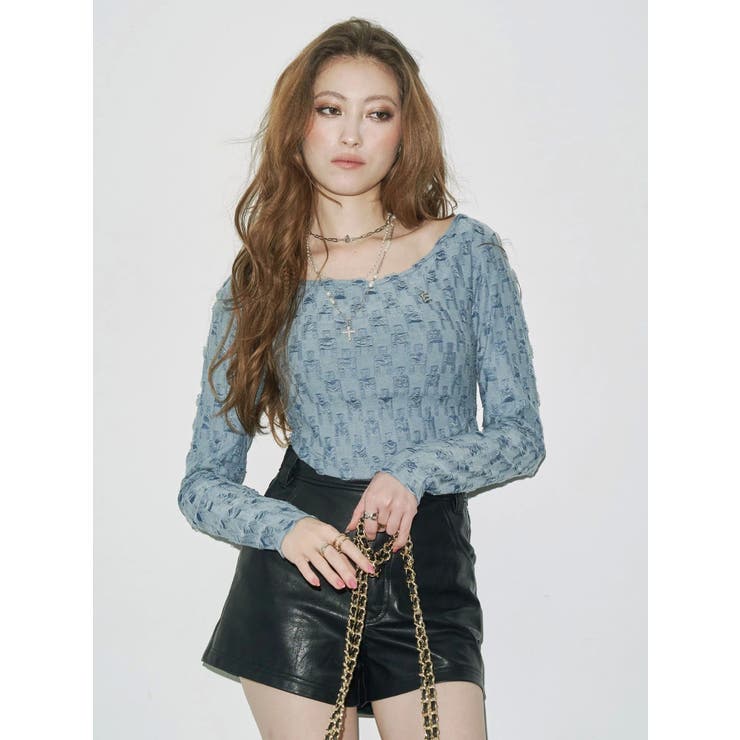 ダメージカットクロップドロンＴ | EVRIS | 詳細画像10 