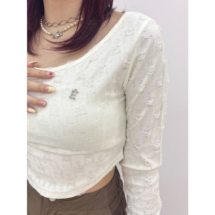 ダメージカットクロップドロンＴ | EVRIS | 詳細画像18 