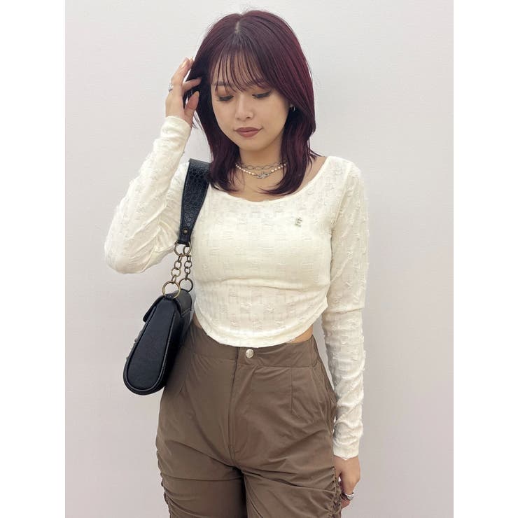 ダメージカットクロップドロンＴ | EVRIS | 詳細画像20 