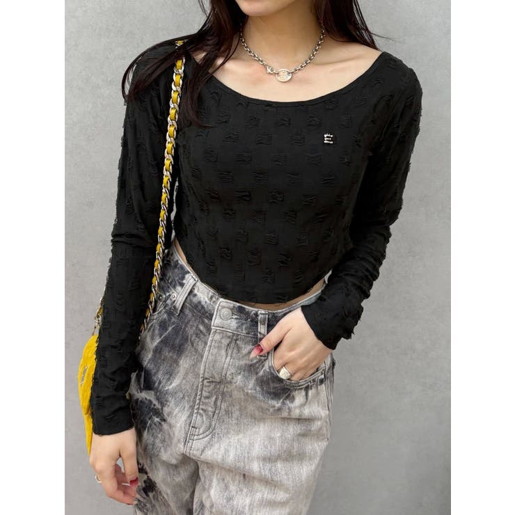 ダメージカットクロップドロンＴ | EVRIS | 詳細画像25 