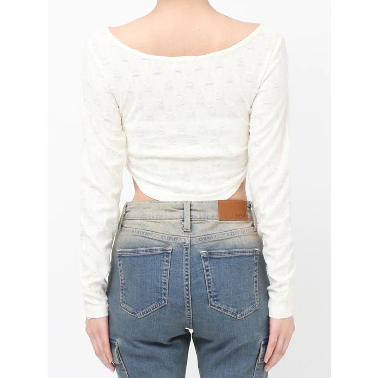 ダメージカットクロップドロンＴ | EVRIS | 詳細画像36 