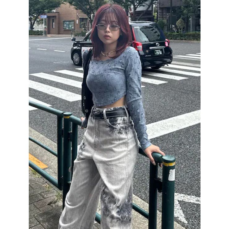 ダメージカットクロップドロンＴ | EVRIS | 詳細画像5 