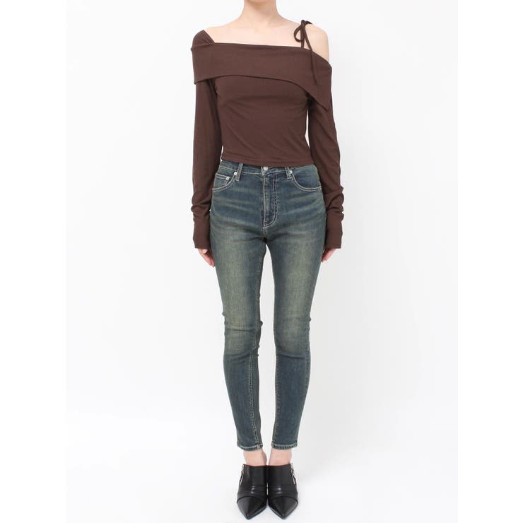 リブオフショルトップス | EVRIS | 詳細画像43 