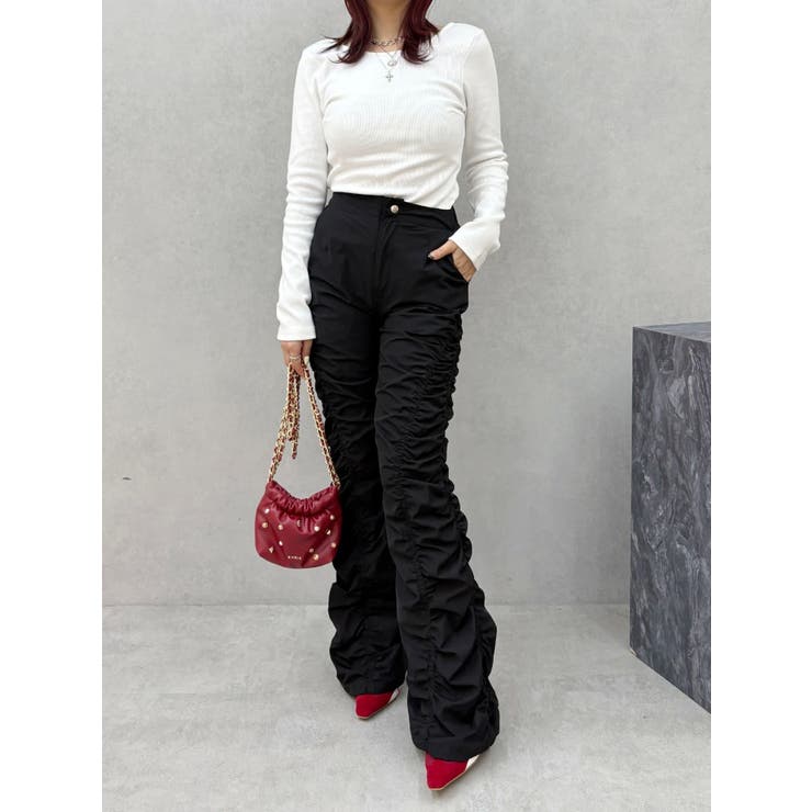 【WEB限定】バックオープンリブトップス | EVRIS | 詳細画像15 