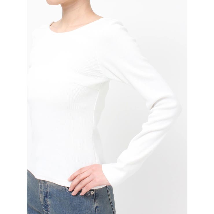 【WEB限定】バックオープンリブトップス | EVRIS | 詳細画像43 