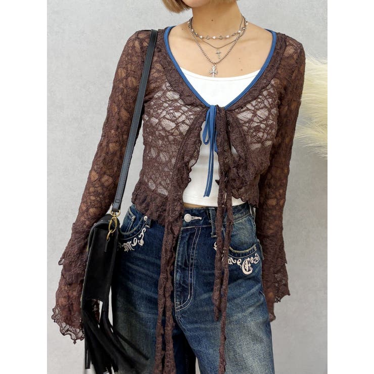 レースグランジデザイントップス | EVRIS | 詳細画像1 