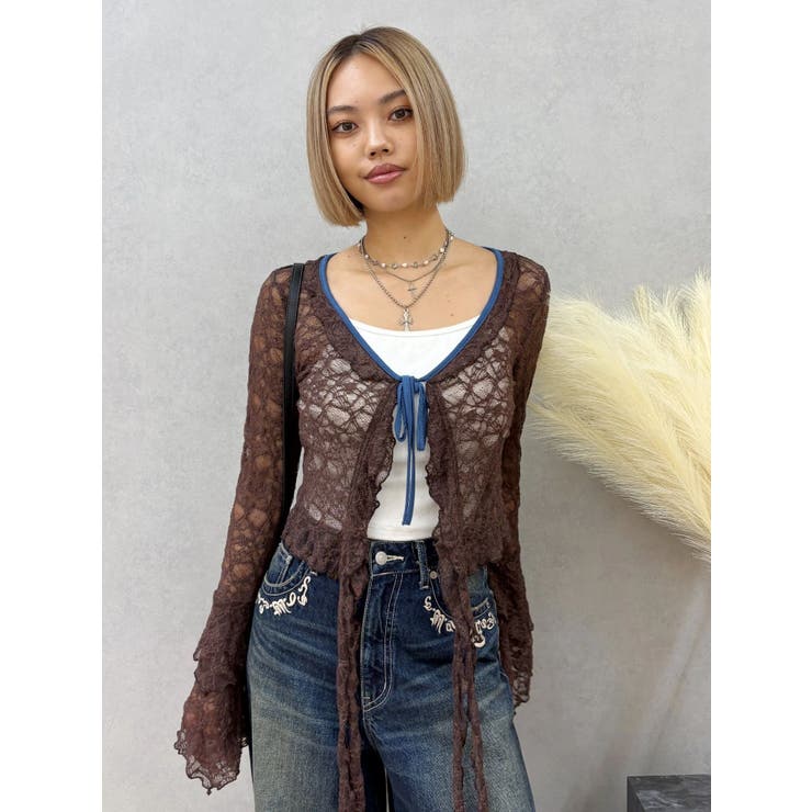 レースグランジデザイントップス | EVRIS | 詳細画像19 