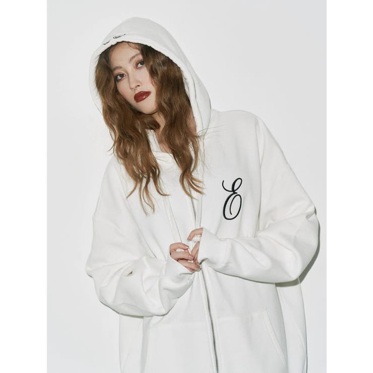 【裏起毛】era bloom グラフィックジップパーカー | EVRIS | 詳細画像21 