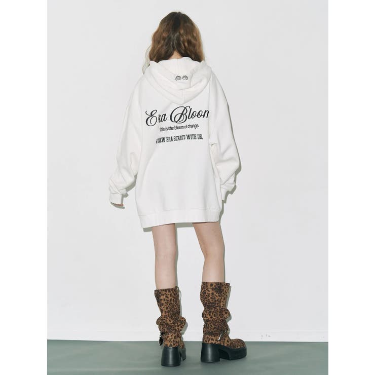 【裏起毛】era bloom グラフィックジップパーカー | EVRIS | 詳細画像26 