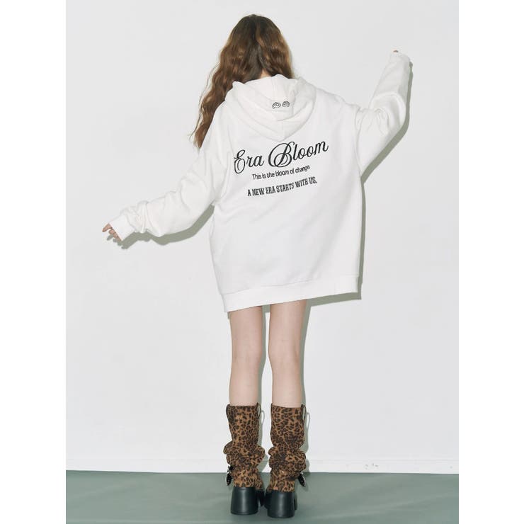 【裏起毛】era bloom グラフィックジップパーカー | EVRIS | 詳細画像27 