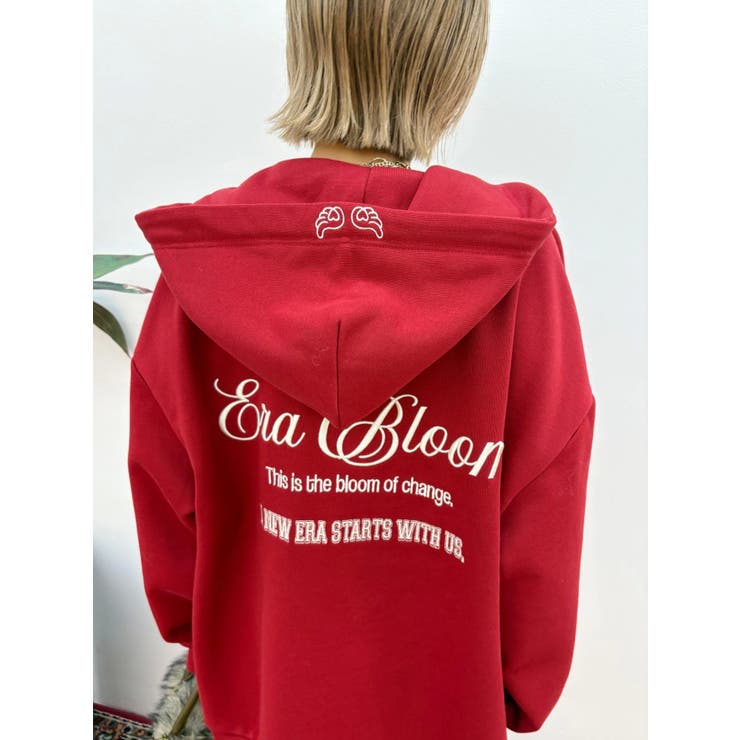【裏起毛】era bloom グラフィックジップパーカー | EVRIS | 詳細画像31 