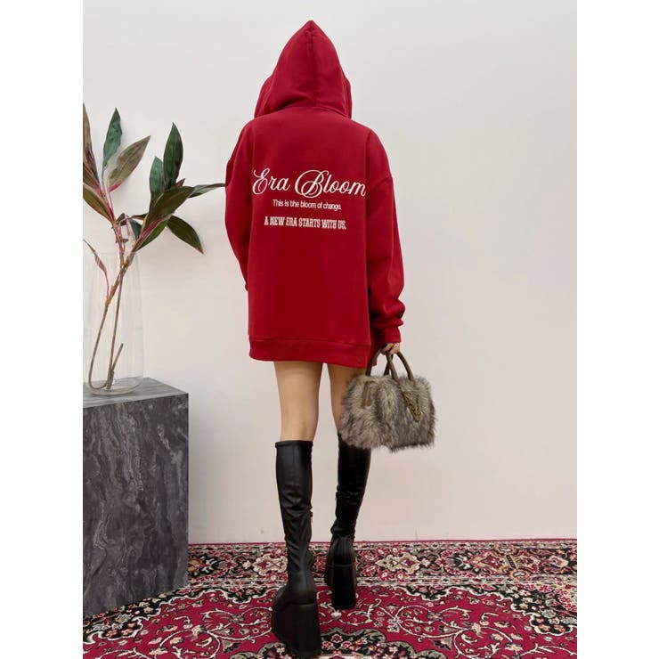 【裏起毛】era bloom グラフィックジップパーカー | EVRIS | 詳細画像34 