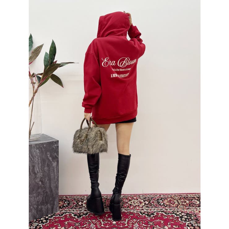 【裏起毛】era bloom グラフィックジップパーカー | EVRIS | 詳細画像35 