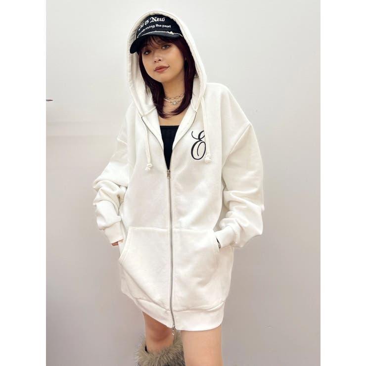 【裏起毛】era bloom グラフィックジップパーカー | EVRIS | 詳細画像49 