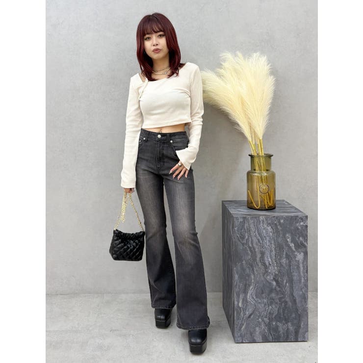 ストラップリブカットトップス | EVRIS | 詳細画像30 