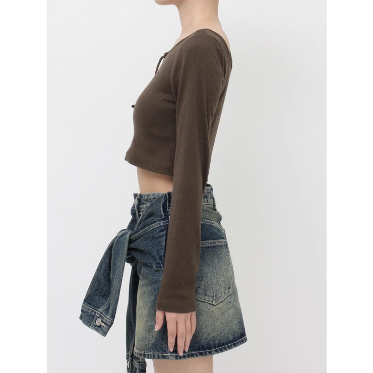 ストラップリブカットトップス | EVRIS | 詳細画像33 