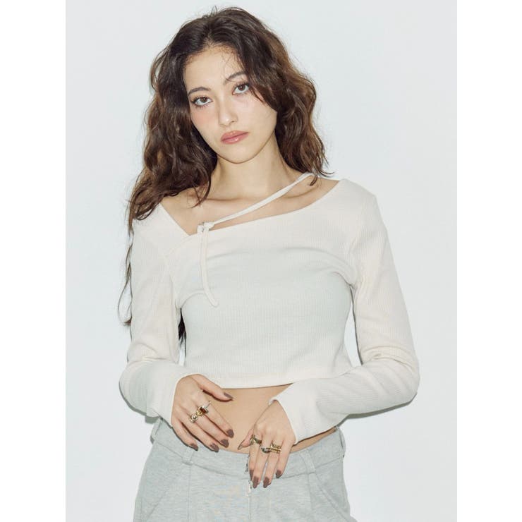 ストラップリブカットトップス | EVRIS | 詳細画像7 