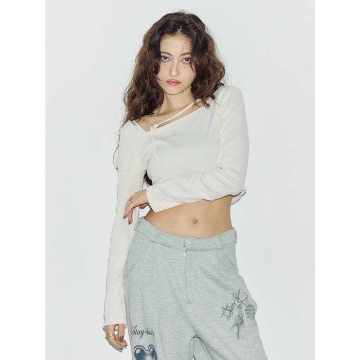 ストラップリブカットトップス | EVRIS | 詳細画像8 