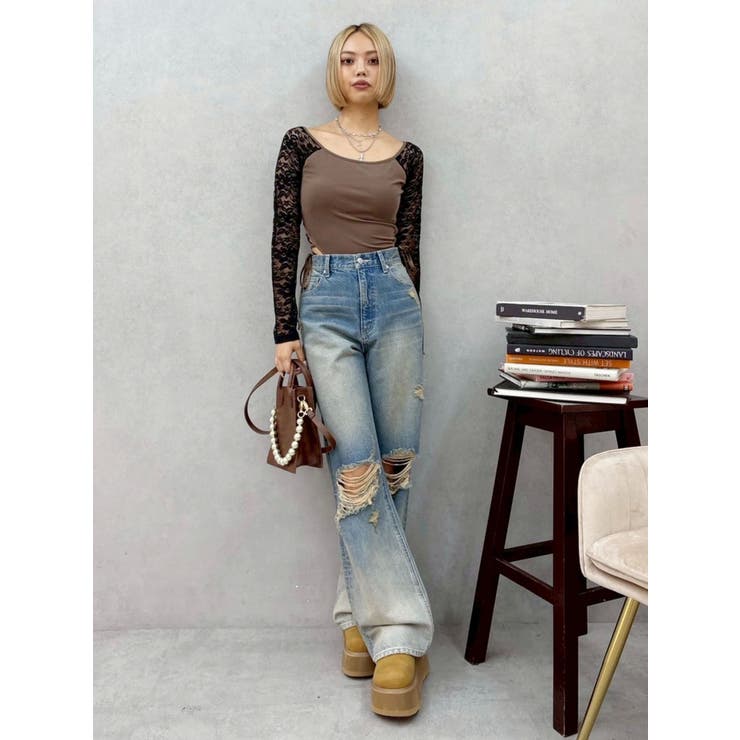 サイドレースアップデザイントップス | EVRIS | 詳細画像18 