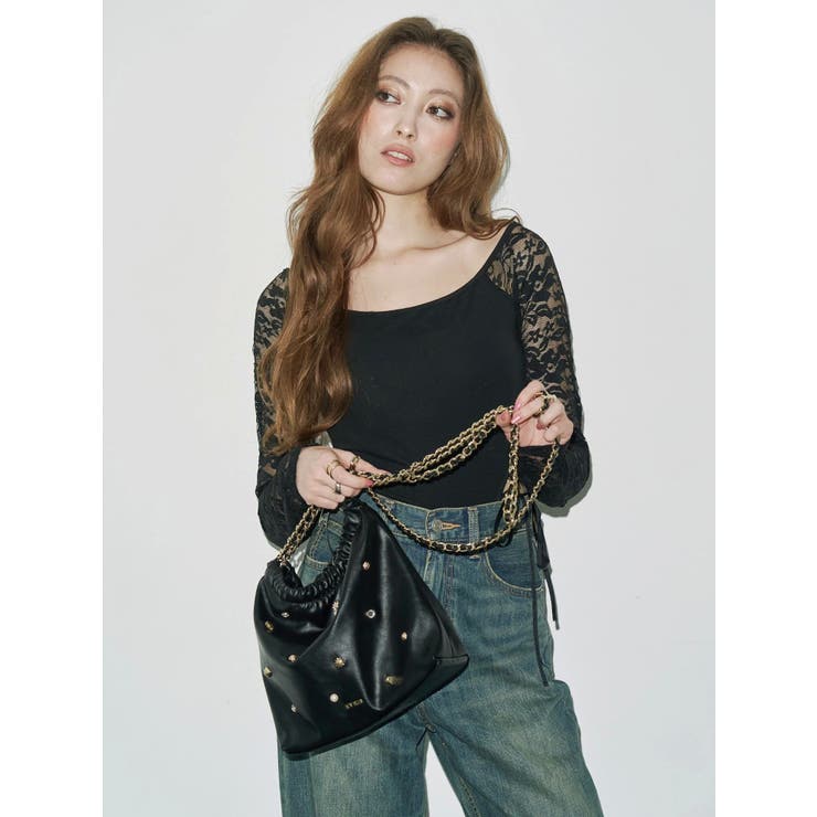 サイドレースアップデザイントップス | EVRIS | 詳細画像23 