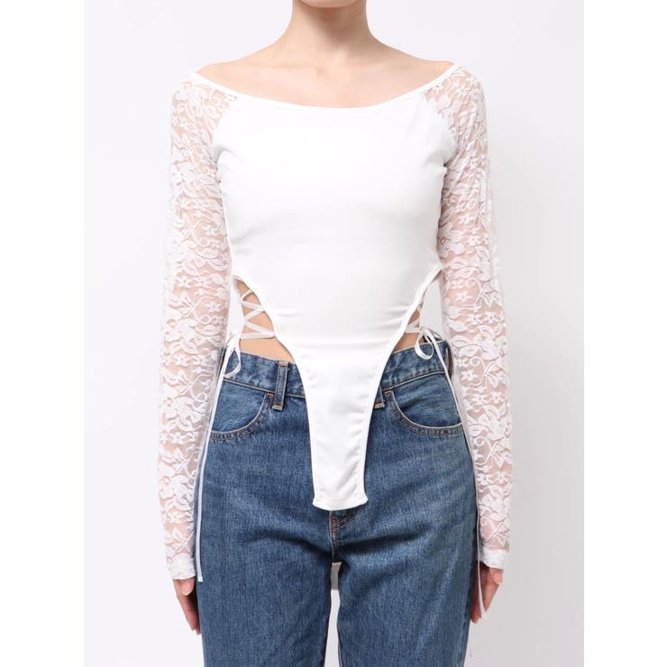 サイドレースアップデザイントップス | EVRIS | 詳細画像46 