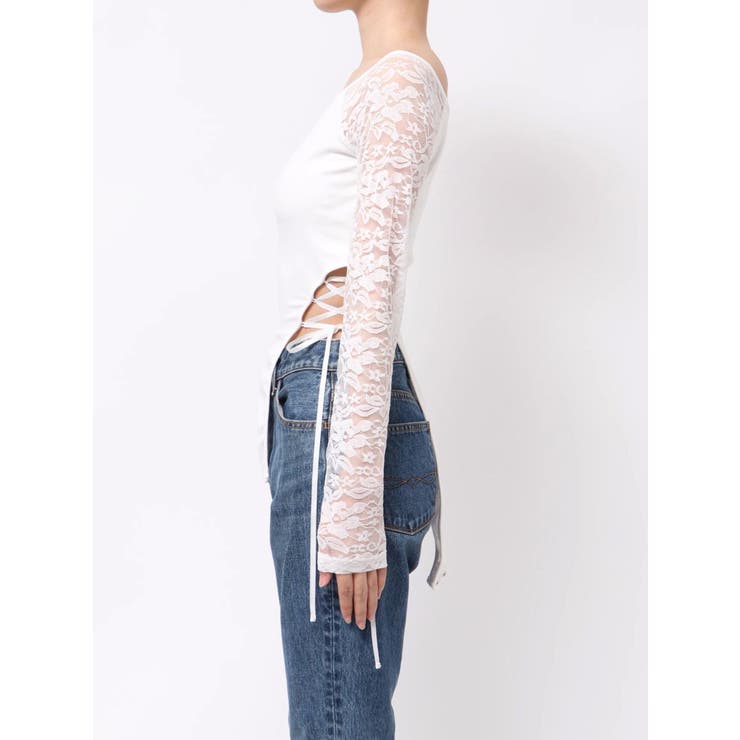 サイドレースアップデザイントップス | EVRIS | 詳細画像47 