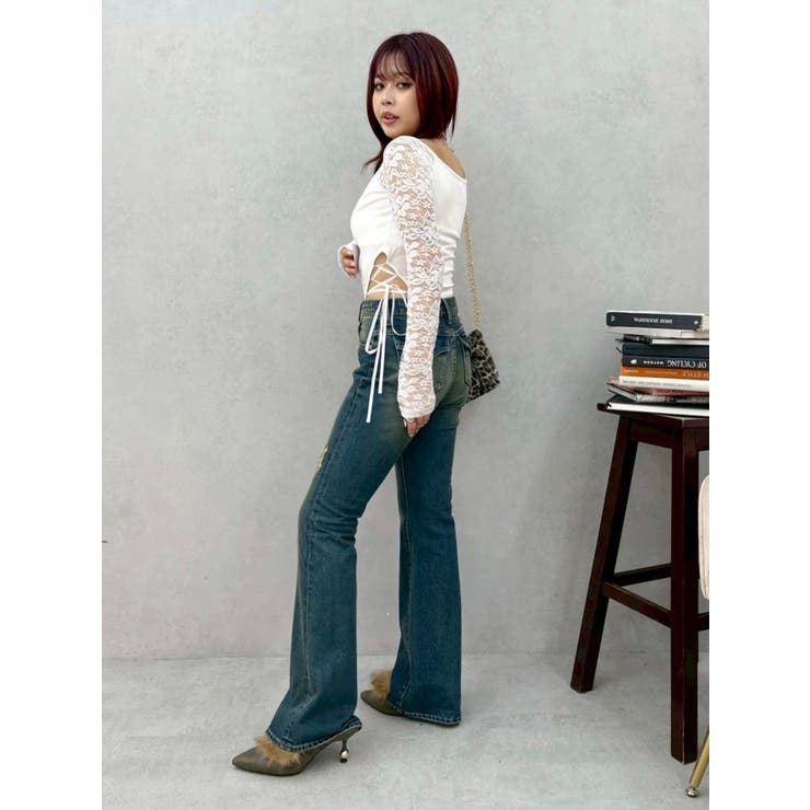 サイドレースアップデザイントップス | EVRIS | 詳細画像8 