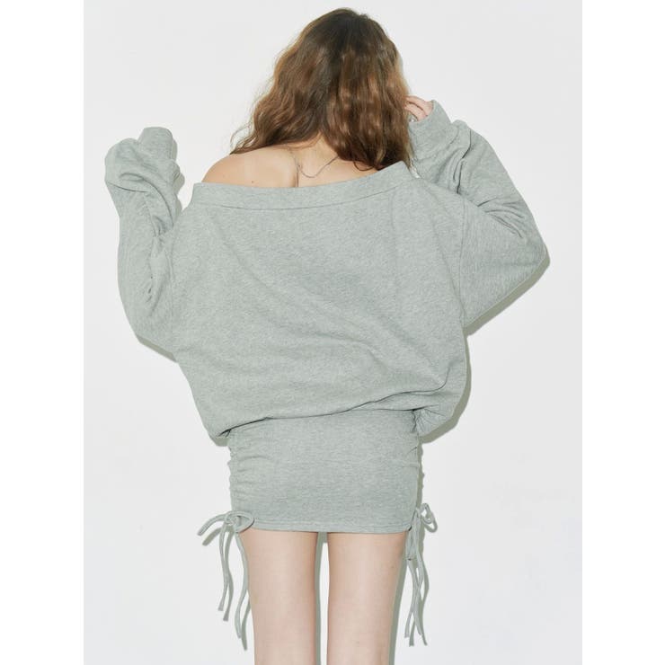 ジップアップオフショルトップス【セットアップ着用可能】 | EVRIS | 詳細画像12 