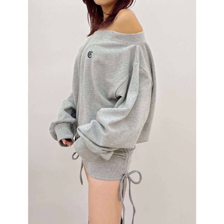 ジップアップオフショルトップス【セットアップ着用可能】 | EVRIS | 詳細画像34 