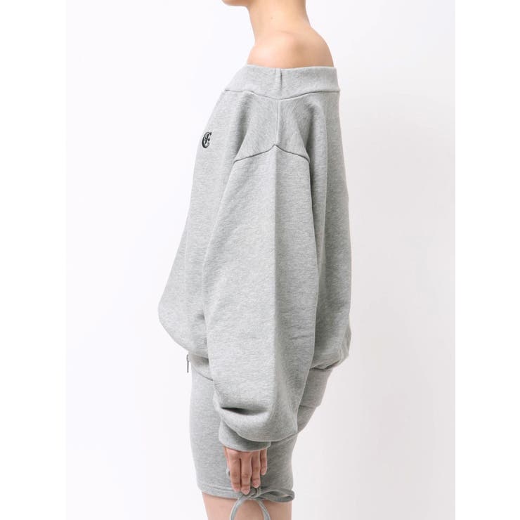 ジップアップオフショルトップス【セットアップ着用可能】 | EVRIS | 詳細画像40 