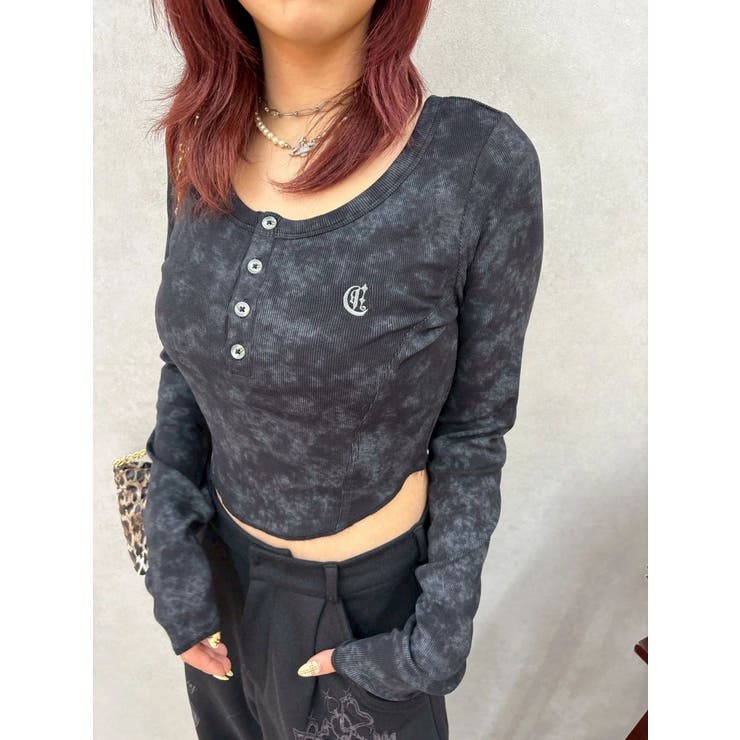 ワンポイントヘンリーネックトップス | EVRIS | 詳細画像11 